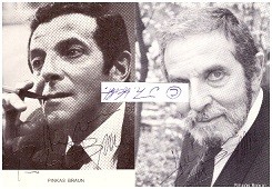 PINKAS BRAUN (1923-2008) schweizer Schauspieler und Regisseur