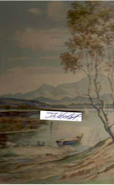 PAUL KÄLBERER (1896-1974) deutscher Kunstmaler und Grafiker, der Neuen Sachlichkeit. 1937 erhielt Kälberer die Goldmedaille auf der Weltausstellung in Paris für neun Radierungen.