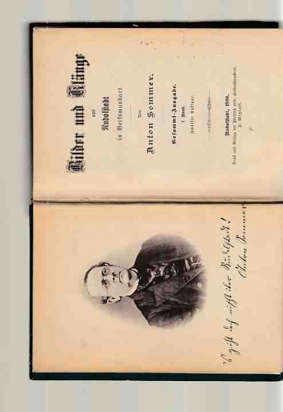 ANTON SOMMER (1816-88) Thüringer Dialektdichter