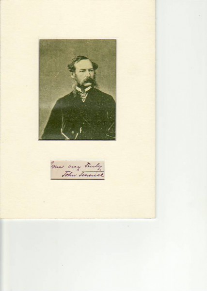 JOHN TENNIEL (1820-1914) englischer Zeichner und Karikaturist "Punch", illustrierte u.a. "Alice im Wunderland"