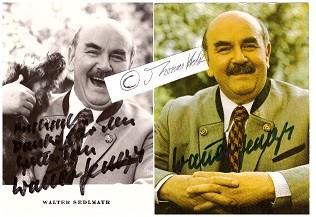 WALTER SEDLMAYR (1926-90 ermordet) deutscher Volksschauspieler / murdered german actor