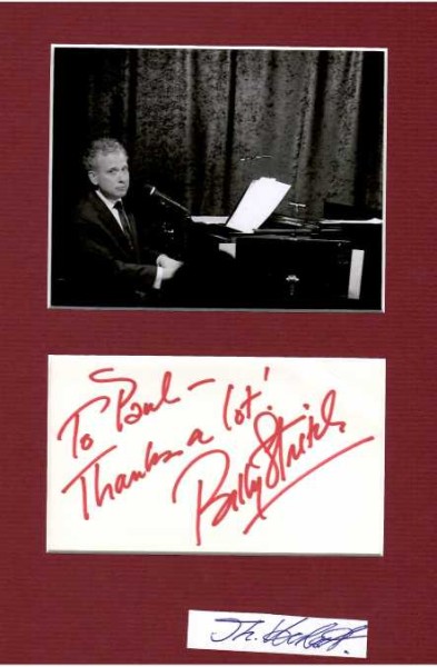 BILLY STRITCH (1962) US-amerikanischer Pianist und Sänger, trat u.a. mit Liza Minnelli auf