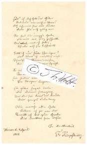 FRIEDRICH KLOPFLEISCH (1831-98) deutscher Prähistoriker und Kunsthistoriker, Professor an der Universität Jena, Gründer und langjähriger Leiter des Germanischen Museums der Universität Jena und einer der Begründer der Ur- und frühgeschichtlichen Sammlung der Universität Jena