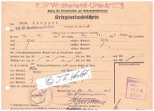 KLEIMANN (? Daten unbekannt) Kapitänleutnant M.A. und Kompanie-Chef 1. U-Ausbildungsabteilung