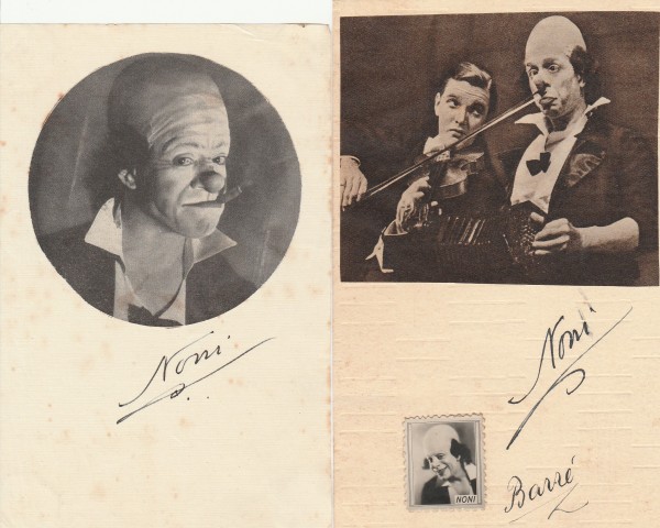 NONI (Daten unbekannt) berühmter englischer Musikclown der 1930/40´er Jahre / famous british Music-Clown, music hall star from the 1920's to the 1940's