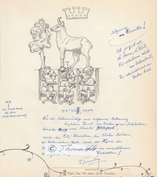 FRITZ TUMLIRZ (Daten unbekannt) Dipl.-Ing. Dr.techn., österreichischer Architekt, Holz- und Elfenbeinbildhauer in Graz