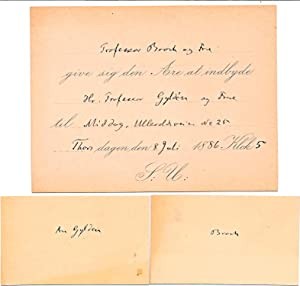 OLE JACOB BROCH (1818-89) norwegischer Wissenschaftler und Politiker. Er war Professor für Mathematik, Schulreformator, Verfasser von Lehrbüchern und Staatsrat.