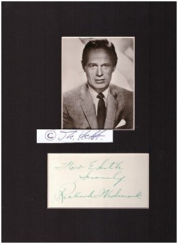 RICHARD WIDMARK (1914-2008) amerikanischer Schauspieler, Westernlegende