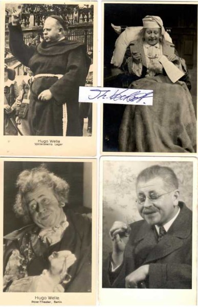 HUGO WELLE (Hugo Kalb-Welle, Würzburg 1896-1965) deutscher Schauspieler und Regisseur, homosexuelles NS-Opfer / german actor, Homosexual Nazi victim