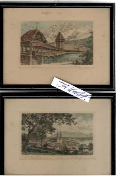 DE BERG (M. BERG, Daten unbekannt) Künstler, Maler, Graphiker