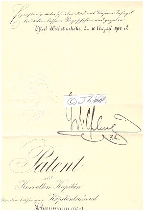 WILHELM II. (1859-1941) von 1888 bis 1918 letzter Deutscher Kaiser und König von Preußen