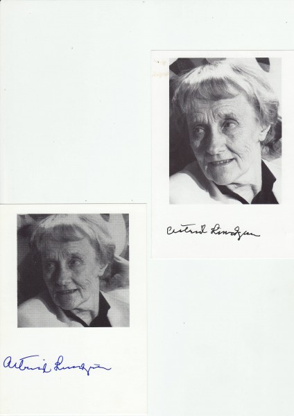ASTRID LINDGREN (1907-2002) schwedische Kinderbuchautorin , u.a. Pippi Langstrumpf