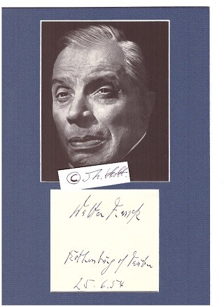 WALTER FRANCK (1896-1961) deutscher Schauspieler