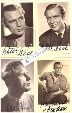 VIKTOR STAAL (1909-82) österreichischer Schauspieler, UFA-Star