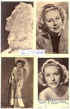LENY MARENBACH (auch Leni Marenbach,1907-84) deutsche Schauspielerin, spielte in drei Filmen an der Seite von Heinz Rühmann. Die Zwanzig- bzw. Einundzwanzigjährige ist in Wenn wir alle Engel wären und Der Mustergatte seine Ehefrau, in Fünf Millionen suchen einen Erben wird sie es. Das Paar hatte auch ein privates Verhältnis.