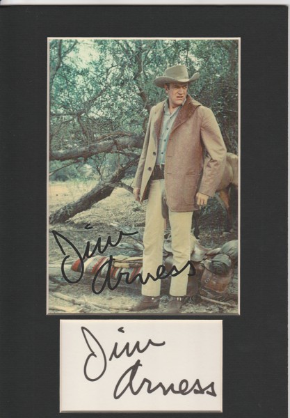 JAMES ARNESS (1923-2011) Marshal Matt Dillon in "Rauchende Colts" / "Gunsmoke"