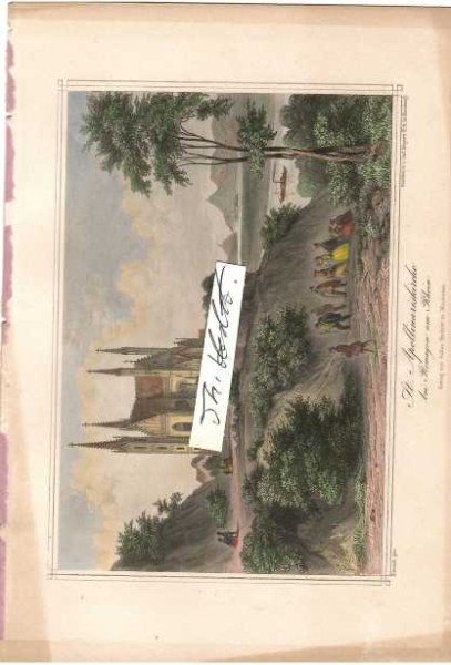 ST. APOLLINARISKIRCHE bei REMAGEN AM RHEIN, um 1850