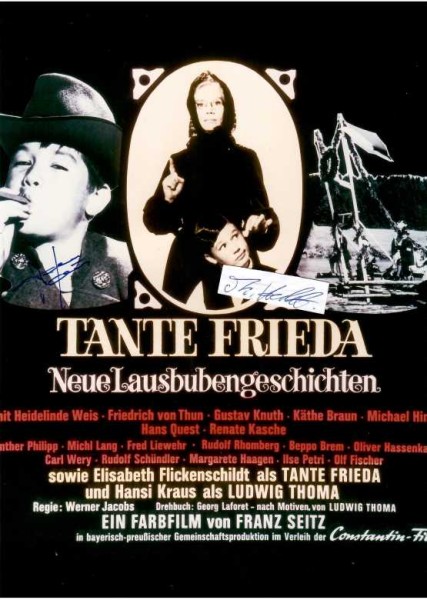 HANSI KRAUS (Hans Kraus, 1952) deutscher Kinderstar, berühmt durch Lausbubengeschichten von Ludwig Thoma , als frecher Schüler Pepe Nietnagel in der siebenteiligen Filmreihe Die Lümmel von der ersten Bank (1967–1972)