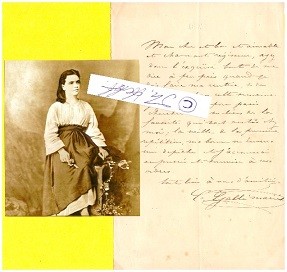 CELESTINE GALLI-MARIE (1840-1905) französische Opernsängerin (Mezzosopran), die erste Carmen in der Oper von Georges Bizet