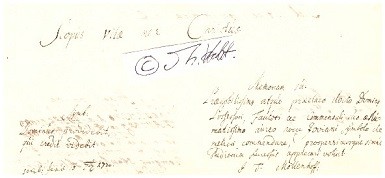 J. T. MÖLLENHOFF (Daten unbekannt) wohl Theologe, Jena