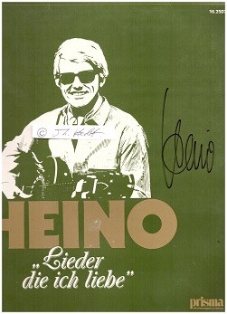 HEINO (1938 in Düsseldorf; eigentlich Heinz Georg Kramm) deutsche Schlager-Legende, Interpret deutscher Volkslieder, stets mit dunkler Sonnenbrille