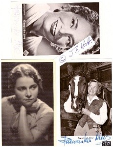 FRANZISKA KINZ (1897-1980) österreichische Schauspielerin, verkörperte meist bodenständige, unerschütterliche Frauenfiguren