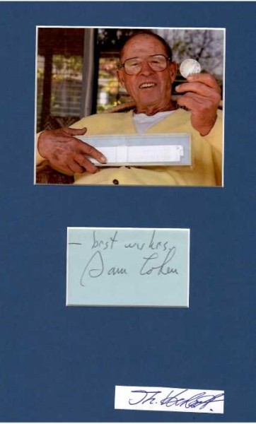 SAMUEL COHEN (Samuel T. Cohen , 1921-2010) Professor Dr., US-amerikanischer Physiker. Er ist der Erfinder der Neutronenbombe.