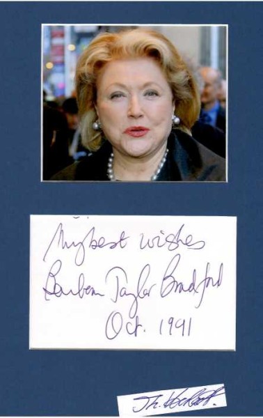 BARBARA TAYLOR BRADFORD, OBE (1933-2024) britische Romanautorin / english fiction writer