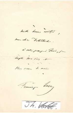 FRANCISQUE SARCEY (1827-99) volkstünlicher französischer Theaterkritiker und Journalist, Professor für Literatur, Ehrungen lehnte er ab / french journalist and theatre critic
