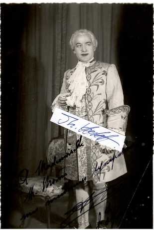MARIOI ALTERY (Philippe Altare, 1892-1974) französischer Opernsänger, Tenor / French operatic tenor who performed with the Opéra de Paris and Opéra-Comique as well as singing in numerous operettas