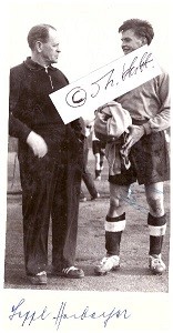 SEPP HERBERGER (Seppl/Josef Herberger, 1897-1977) deutscher Fußballspieler und -trainer, Reichstrainer und Bundestrainer, Weltmeisterschaft 1954