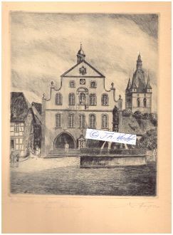 WALDEMAR HOYA (1889-1952) deutscher Maler und Graphiker / german painter and illustrator