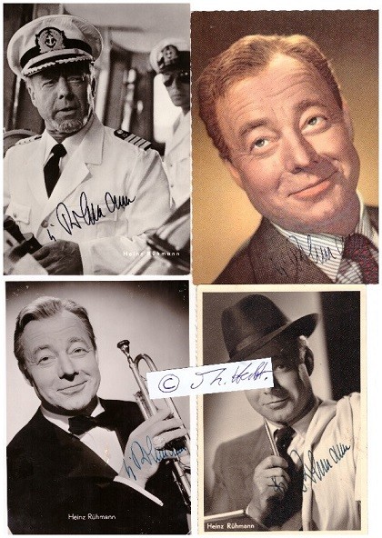 HEINZ RÜHMANN (1902-94) Die Drei von der Tankstelle (1930) / Quax, der Bruchpilot (1941) / Die Feuerzangenbowle (1943) / Charley's Tante ('55)