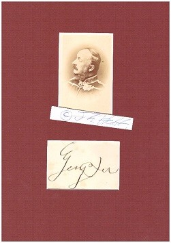 GEORG V. (1819-78) blinder, letzter König von Hannover / last king of Hanover
