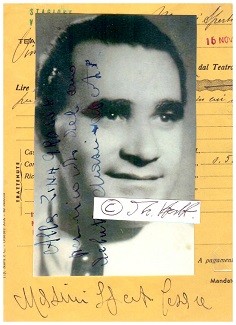 CESARE MASINI-SPERTI (1904-76) italienischer Opernsänger, Tenor, u.a. Mailänder Scala