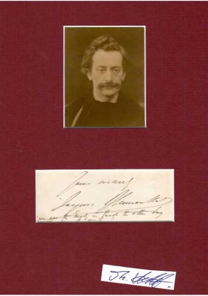 JACQUES BLUMENTHAL (1829-1908) deutscher Pianist und Komponist / German pianist and composer