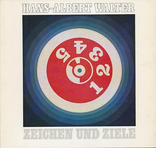 HANS-ALBERT WALTER (1925-2005) deutscher Künstler / Maler, insbesondere durch seine großformatigen Zahlenbilder bekannt geworden