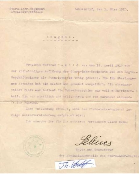 LEHISS / HEINES ? (Daten unbekannt) deutscher Major und Kommandeur der Abwicklungsstelle des Sturm-Lehr-Regiment