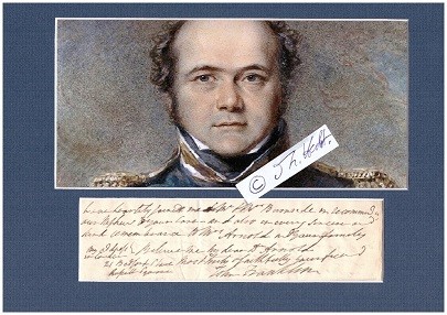 JOHN FRANKLIN (1786-1847 vor der King-William-Insel in der kanadischen Arktis) Sir, britischer Konteradmiral, Polarforscher und Lieutenant Governor von Tasmanien, auf der Suche nach der Nordwestpassage kehrte er nicht mehr von seiner letzten Expedition zurück.