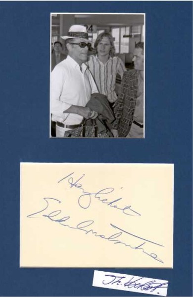 EDDIE CONSTANTINE (1917-93) US-amerikanischer Filmschauspieler und Chansonnier, u.a. Rolle des FBI-Agenten Lemmy Caution, Kultserie Kottan ermittelt