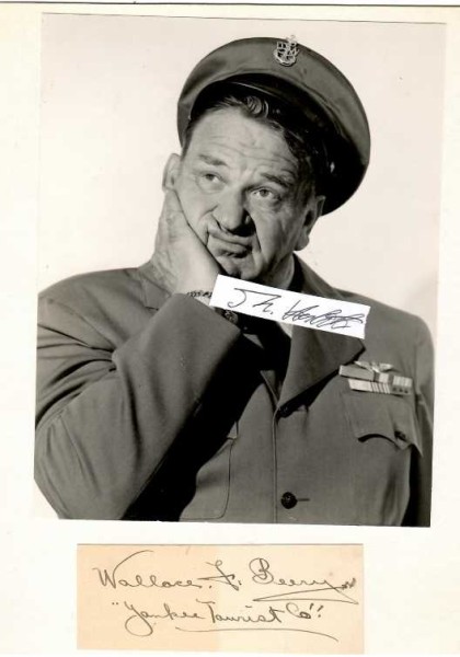WALLACE BEERY (Wallace F. Beery, 1885-1949) US-amerikanischer Schauspieler, ein populärer Hollywood-Star der 1920er- bis 1940er-Jahre. Für seine Leistung in Der Champ wurde er 1932 mit dem Oscar als bester Hauptdarsteller ausgezeichnet.