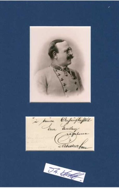 JULIUS VON LATSCHER-LAUENDORF (Julius Freiherr Latscher von Lauendorf, 1846-1909) österreichisch-ungarischer General und k.k. Landesverteidigungsminister