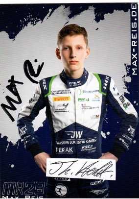 MAX REIS (2007) deutscher Automobilrennfahrer / German racing driver set to compete for Haupt Racing Team in ADAC GT Masters