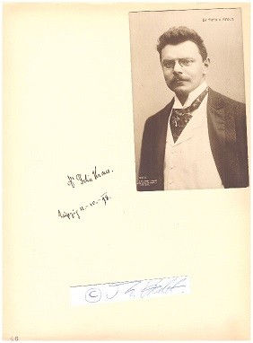 FELIX VON KRAUS (1870-1937) österreichischer Sänger und Hochschullehrer, Professor an der Staatlichen Akademie der Tonkunst (ab 1920 Hochschule für Musik), Wagnersänger, k.u.k. Kammersänger sowie herzoglich-meiningischer Kammersänger