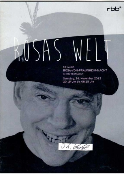 ROSA VON PRAUNHEIM (1942-2025) deutscher Regisseur, schwuler Aktivist / german director and gay activist