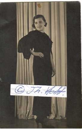 GRETEL MERILE (Daten unbekannt) deutsche Theaterschauspielerin