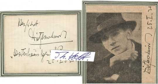 ANTON DIETZENSCHMIDT (Anton Franz Schmidt,1893-1955) deutscher Dramatiker, der für die Berufs- und Laienbühne das religiöse Drama mit Ausdrucksmitteln der Neuzeit belebte. 1919 erhielt er den Kleist-Preis, 1928 den Tschechoslowakischen Staatspreis für deutsche Dichtung