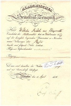 THADDÄUS SIBER (1774-1854) deutscher Mathematiker und Physiker, ordentlicher Professor der Physik an der Ludwig-Maximilians-Universität, 1842 verlieh ihm König Otto von Griechenland das goldene Ritterkreuz des Erlöser-Ordens