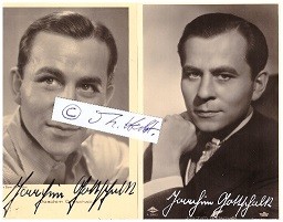 JOACHIM GOTTSCHALK (1904-41 SM vor Deportation in das KZ Theresienstadt) deutscher Schauspieler, UFA-Star