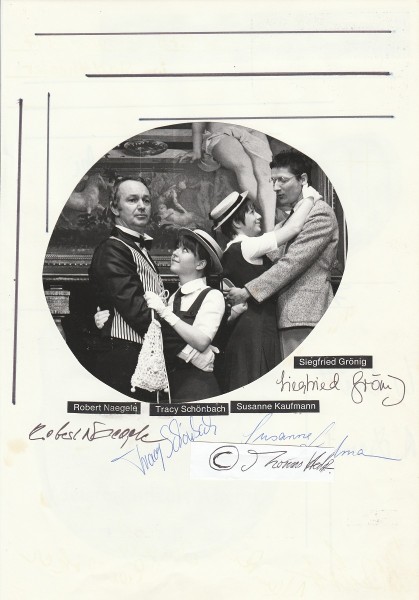 SIEGFRIED GRÖNIG (1942-2000), ROBERT NAEGELE (1925-2016), SUSANNE KAUFMANN, TRACY SCHÖNBACH